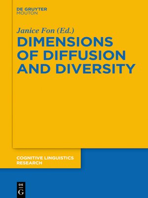 cover image of Dimensions of Diffusion and Diversity